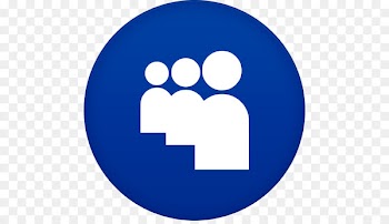blue area symbol smile circle - Myspace 