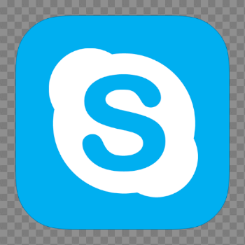 Blue Area Text Symbol Apps Skype Metroui