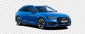 Blue Audi PNG High-Quality Image