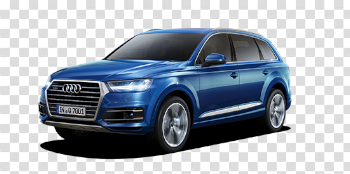 Blue Audi PNG Image
