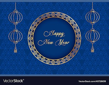 blue background greeting