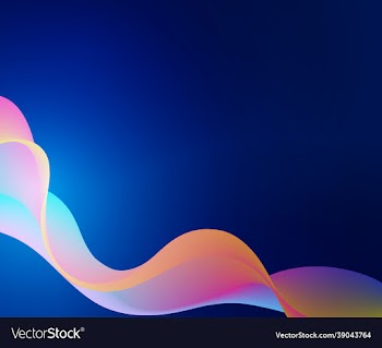 blue background smoke wave