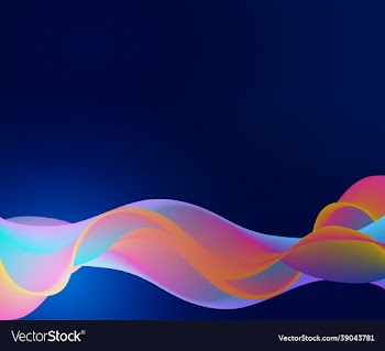 blue background smoke wave