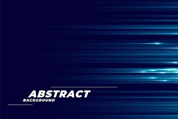 Blue background with glowing horizontal lines Free Vector