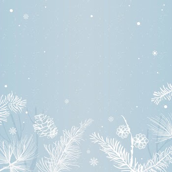 Blue background with winter decoration vector | Free stock vector - 519130