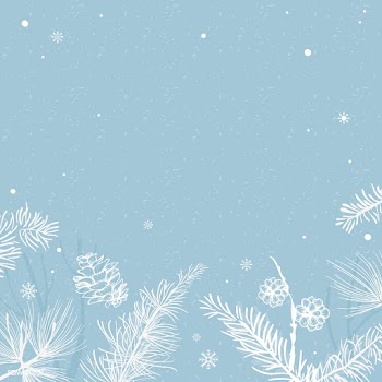 Blue background with winter decoration vector | Free stock vector - 519146
