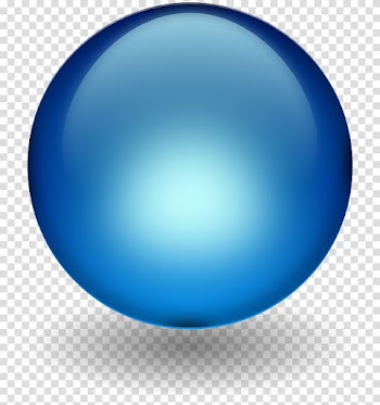Blue ball , Light Orb , Background Orb transparent background PNG clipart