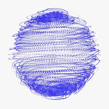 Blue ball particle sticker, science | Free PSD - rawpixel