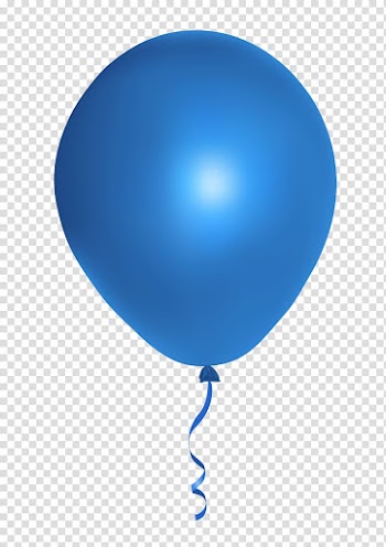 Blue balloon illustration, Balloon Blue, Blue Balloon transparent background PNG clipart