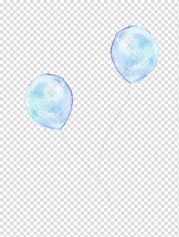 Blue balloon ilustration, Blue Sky Circle Body piercing jewellery, Drawing Balloons transparent background PNG clipart