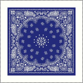 Blue bandana png 3 » PNG Image