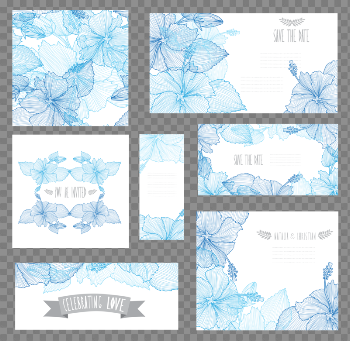 Blue Beautiful Flower Of Shades Euclidean Vector
