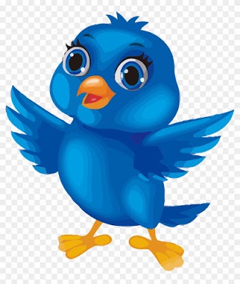 Blue Bird Image Cartoon Clipart Png - Baby Bird Clipart