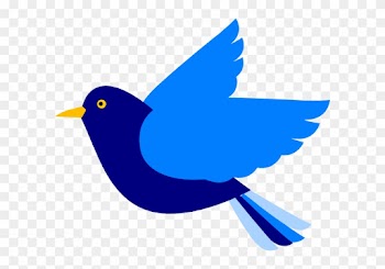 Blue Bird Left Clip Art At Clker Com Vector Online - Clip Art Blue Bird