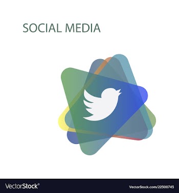 Blue bird on a white background vector image