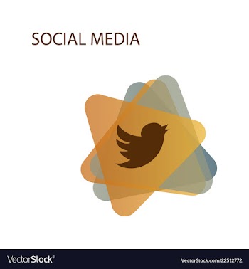 Blue bird on a white background vector image