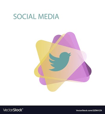 Blue bird on a white background vector image