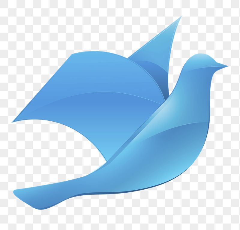 Blue bird png sticker, transparent | Free PNG - rawpixel