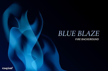 Blue blaze background | Free stock vector - 591838