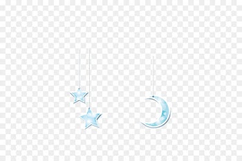 Blue Body piercing jewellery Pattern - Beijing and decoration,Moon and stars,light blue,Light,Christmas 