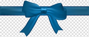 Blue, Bow Blue , blue ribbon border transparent background PNG clipart
