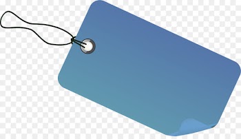 Blue Brand Turquoise - Png price tag vector material 