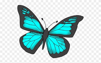 Blue Butterfly Clipart Free Images - Pink Butterfly