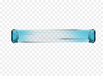 Blue Button - Blue gradient technology title long box vector 