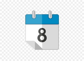 Blue calendar 