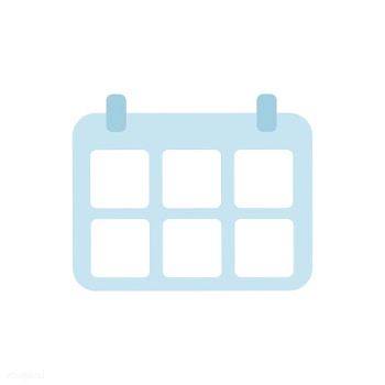 Blue Calendar isolated graphic illustration | Free stock vector - 429487