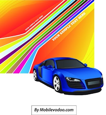 Blue car