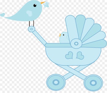 blue cartoon baby products clip art stork