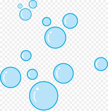 Blue Cartoon Bubble - Cartoon blue bubbles 