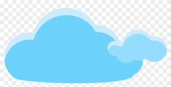 Blue Cartoon Clouds - Nuvens Desenho Png