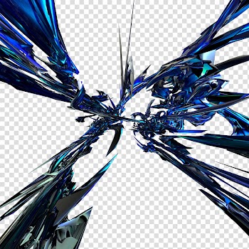 Blue CD Abstract transparent background PNG clipart