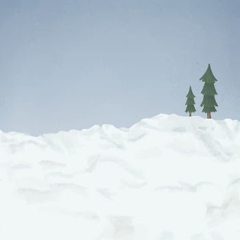 Blue Christmas background, Winter snow | Free Photo Illustration - rawpixel