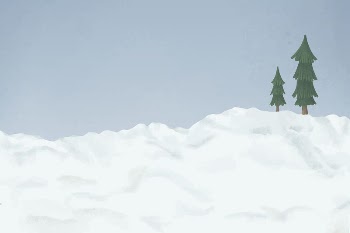 Blue Christmas background, Winter snow | Free Photo Illustration - rawpixel