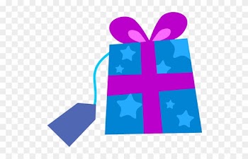 Blue Christmas Present Clipart - Blue Christmas Present Clip Art