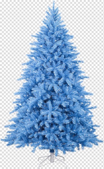 Blue Christmas tree illustration, Artificial Christmas tree Christmas decoration Christmas lights, christmas tree transparent background PNG clipart