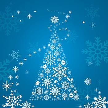 Blue Christmas winter holiday background with.. | Free stock vector - 494132