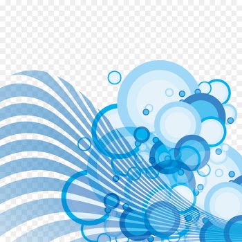 Blue Circle Curve Graphic design - Curve and circle 
