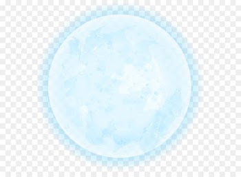 Blue Circle Daytime Font Wallpaper - Blue Moon PNG Clipart Image 