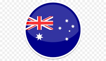 blue circle flag area - Australia 