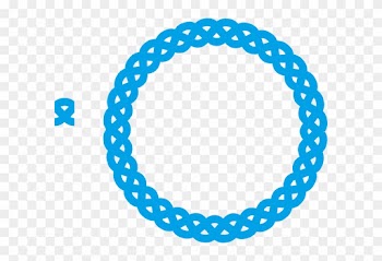 Blue Circle Frame Clip Art