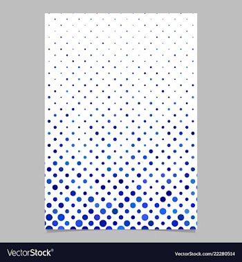 Blue circle pattern brochure background vector image