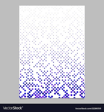 Blue circle pattern brochure background vector image