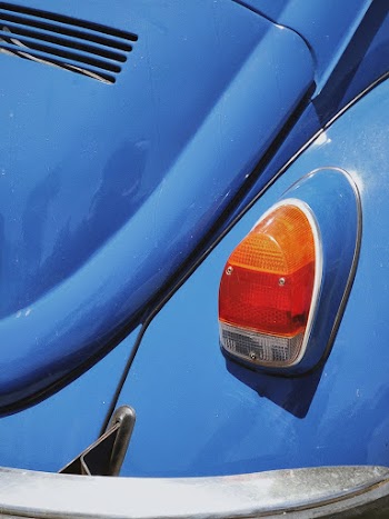 Blue Classic Volkswagen Beetle