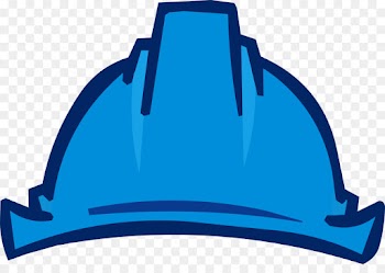 blue clip art azure hard hat electric blue
