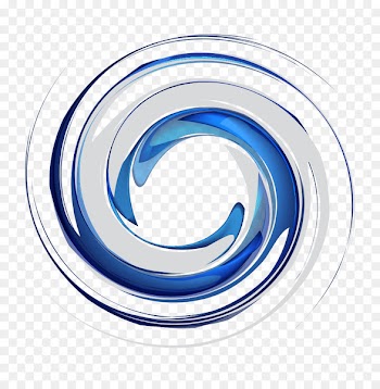 Blue Clip art - Blue water ripples 