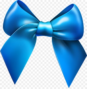 Blue Clip art - bowknot 
